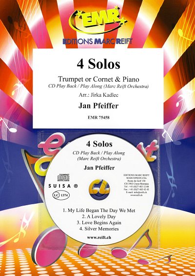 J. Pfeiffer: 4 Solos, Trp/KrnKlav (+CD)