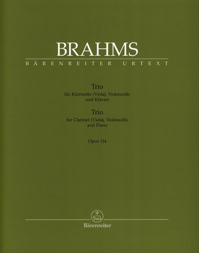 J. Brahms: Trio op. 114, KlrVcKlv (KlavpaSt)