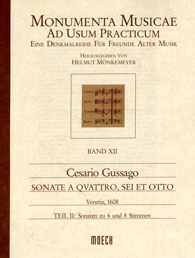 C. Gussago y otros.: Sonate A Quattro Sei Et Otto