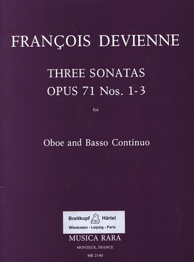 F. Devienne: 3 Sonaten Op 71/1-3