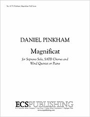 D. Pinkham: Magnificat, GesSGchBl5 (Part.)