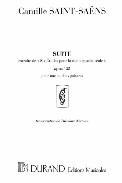 C. Saint-Saëns: Suite 1 Ou 2 Guitares, Git/Lt