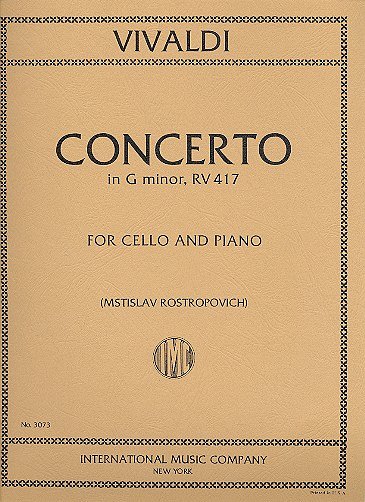 A. Vivaldi: Concerto In G Minor RV.417 (Bu)