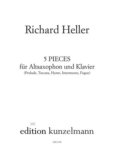 H. Richard: 5 Stücke für Altsaxophon, ASaxKlav (KlavpaSt)