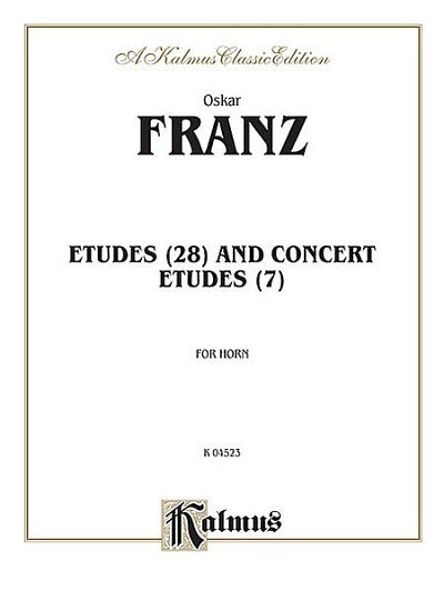 Franz Oskar: 28 Etudes + 7 Concert Etudes
