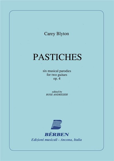 C. Blyton: Pastiches Op 4 (Part.)