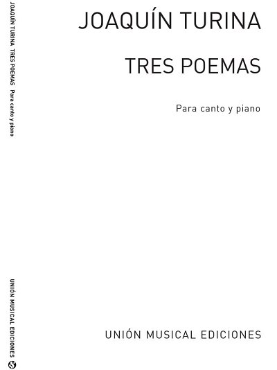 J. Turina: Joaquin Turina: Tres Poemas Op.81, GesKlav