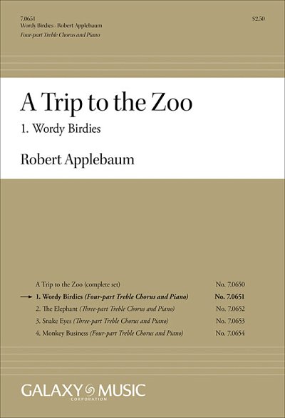 R. Applebaum: A Trip to the Zoo: 1. Wordy Birdies (KA)