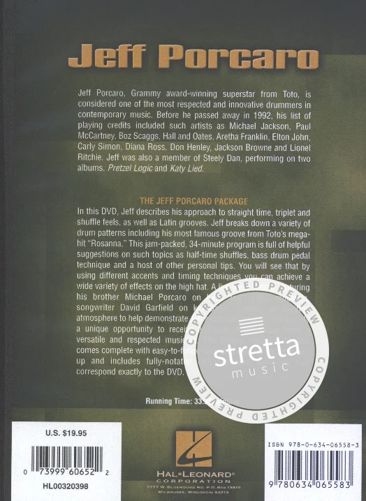 Jeff Porcaro DVD, Drst (DVD) (1)