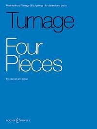 M.-A. Turnage: Four Pieces, KlarKlav (KA+St)