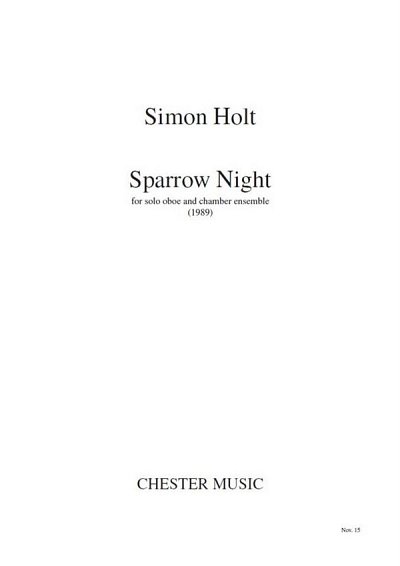 S. Holt: Sparrow Night Score (Part.)