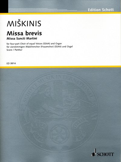 V. Miškinis et al.: Missa brevis