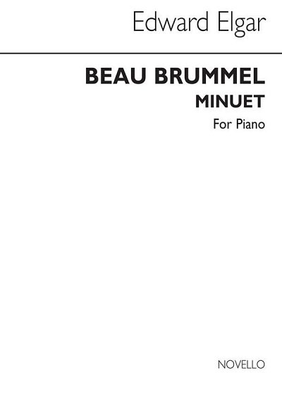 E. Elgar: Beau Brummel-minuet Piano Solo, Klav