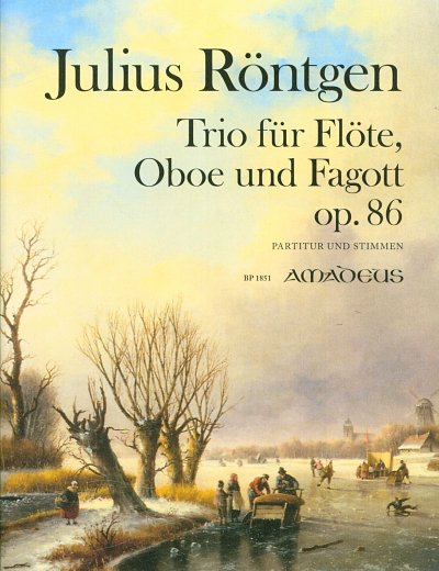 J. Röntgen: Trio in G-dur op. 86, FlObFag (Pa+St)
