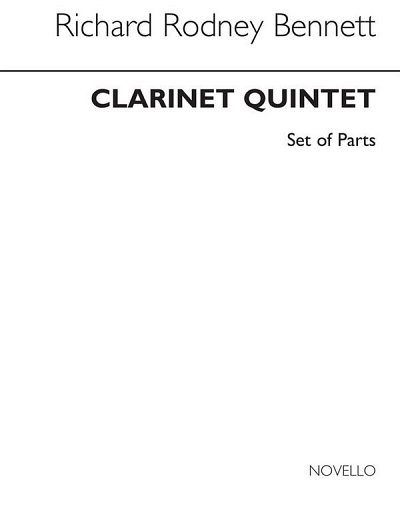R.R. Bennett: Clarinet Quintet (Parts), 5Klar (Pa+St)