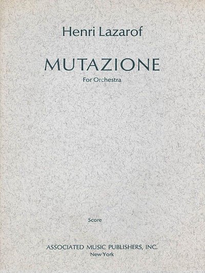 Mutazione (1967), Sinfo (Part.)