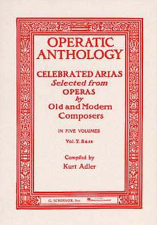 K. Adler: Operatic Anthology - Volume 5 (Bu)