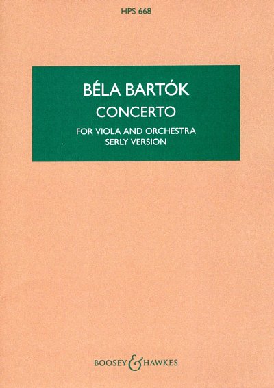 B. Bartók: Violakonzert op. posth., VaOrch (Stp)
