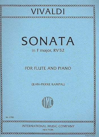 A. Vivaldi: Sonata F Xv N. 4 Fa (Rampal), Fl