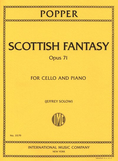 D. Popper: Scottish Fantasy Op.71, VcKlav (Pa+St)