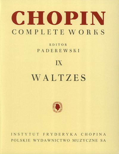 F. Chopin: Complete Works IX: Waltzes, Klav