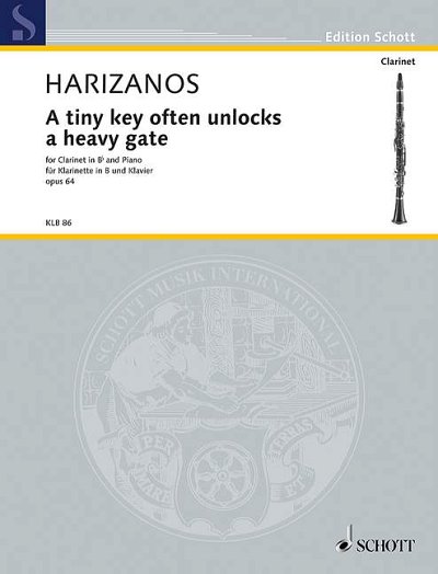 Harizanos, Nickos: A tiny key often unlocks a heavy gate
