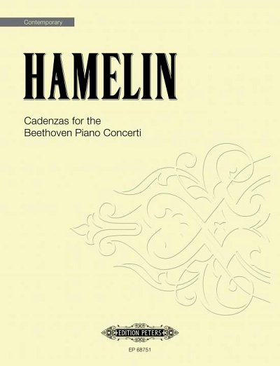 M. Hamelin: Cadenzas for the Beethoven Piano Concerti