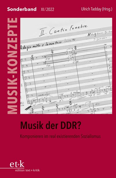 U. Tadday: Musik der DDR? (Bu)