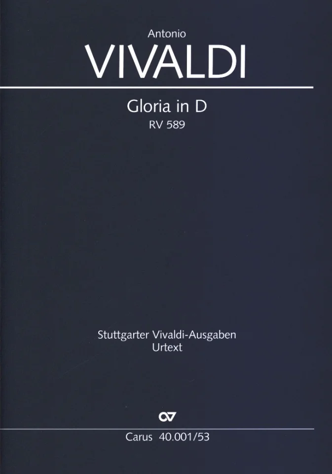 A. Vivaldi: Gloria in D RV 589, 3GesGchOrBc (KA) (0)