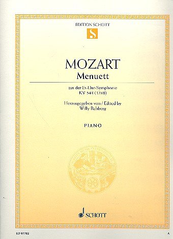 W.A. Mozart: Menuett (Aus Sinfonie Es-Dur) (Kv 543)