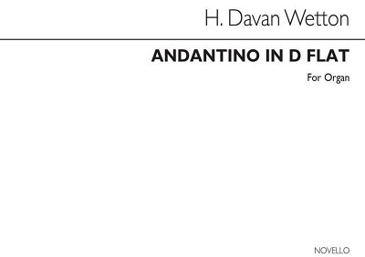 Andantino In D Flat - Organ, Org