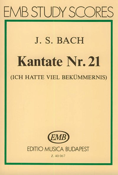 J.S. Bach: Kantate Nr. 21 (Ich hatte vier, 3GesGchOrch (Stp)