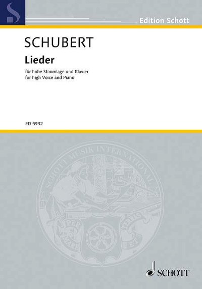 DL: F. Schubert: Lieder, GesKlav