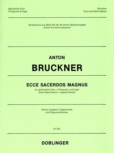 A. Bruckner: Ecce sacerdos magnus, Gch43PosOrg (Pa+St)