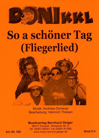 Donikkl: So a schöner Tag (Fliegerlied), Blaso (Dir+St)