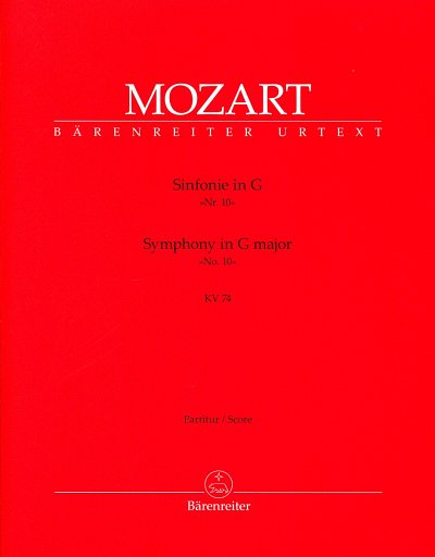 W.A. Mozart: Sinfonie Nr. 10 G-Dur KV 74, Kamo (Part)