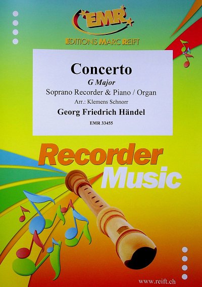 G.F. Händel: Concerto G Major, SblfKlav/Org