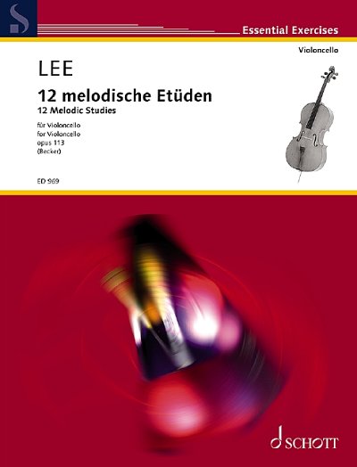 S. Lee: 12 melodische Etüden op. 113 , Vc