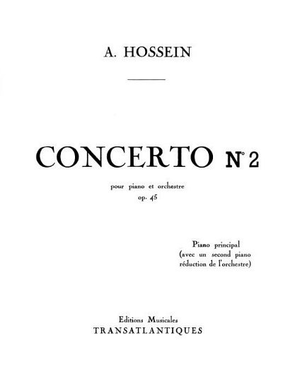 A. Hossein: Concerto N°2 (Part.)