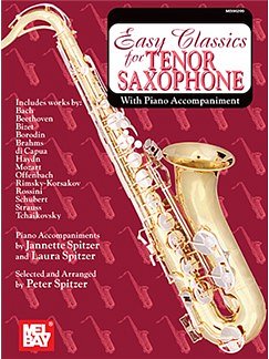 Easy Classics For Tenor Saxophone With Piano Acc.