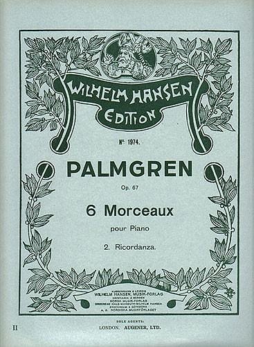 S. Palmgren: Ricordanza Op. 67 No. 2