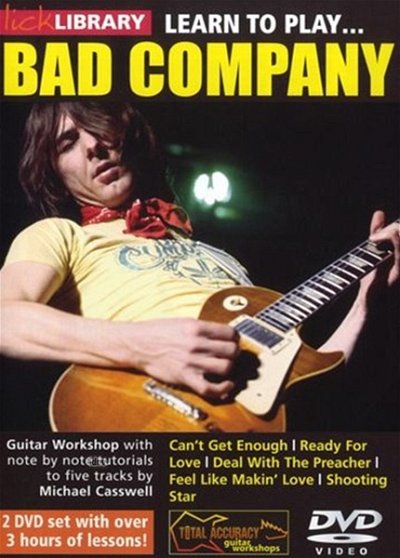 Bad Company: Learn To Play Bad Company, Git (2DVD)