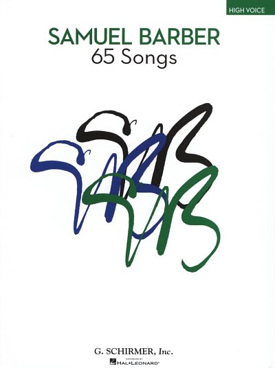 S. Barber: 65 Songs - High Voice, GesHKlav
