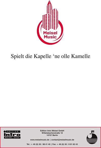 A. Gordan y otros.: Spielt die Kapelle 'ne olle Kamelle