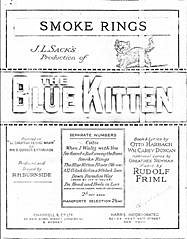 R. Friml et al.: Smoke Rings (from 'The Blue Kitten')