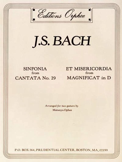 J.S. Bach: Sinfonia & Et Misericordia