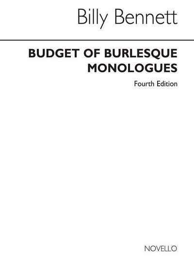 Fourth Budget Of Burlesque Monologues, Ges (Bu)