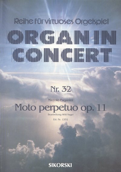 N. Paganini: Moto Perpetuo für elektronische Orgel op. 11