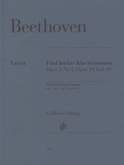 L. v. Beethoven: Fünf leichte Klaviersonaten, Klav