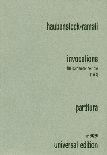 R. Haubenstock-Ramat: Invocations, Kamo (Part.)
